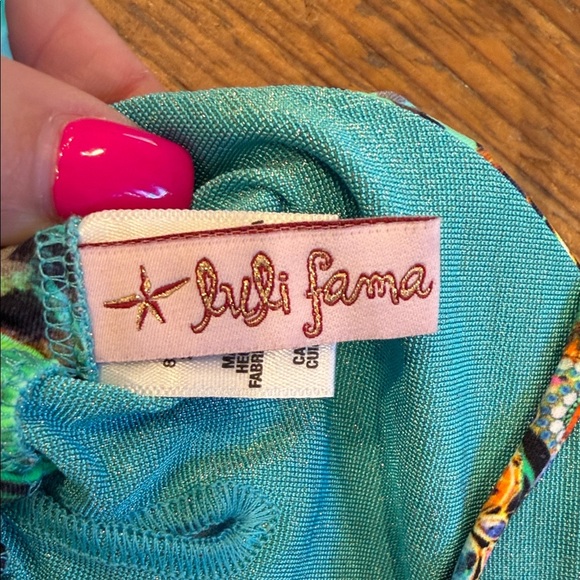 Luli Fama Colorful Tropical Print Bikini Set women’s Xsmall - Picture 7 of 8